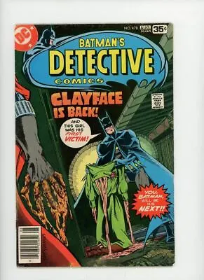 Buy DETECTIVE COMICS #478 | DC | August 1978 | Vol 1 | • 31.57£