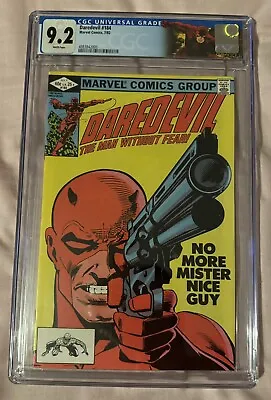 Buy Daredevil #184 1982 Marvel Comics Frank Miller Punisher CGC  9.2 • 68£