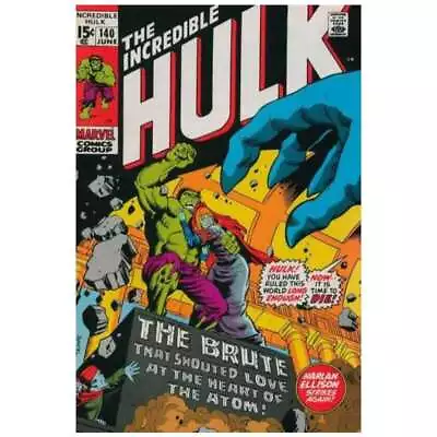 Buy Incredible Hulk (1968 Series) #140 In VG Minus Condition. Marvel Comics [e* • 13.34£