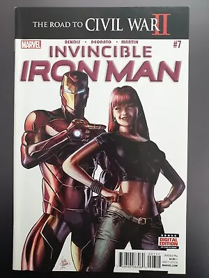 Buy Invincible Iron Man 7 *Marvel, Riri Cameo, May 2016, UK Seller* • 29.99£
