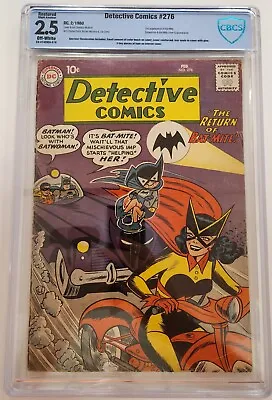 Buy Detective Comics #276 Cbcs 2.5 Restored 2nd Appearance Of Bat-mite! • 100.53£