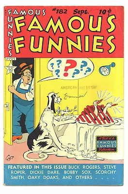 Buy Famous Funnies #182 4.5 Buck Rogers Bobby Sox Steve Roper Ow Pgs 1949 • 25.50£