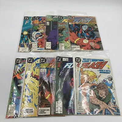 Buy 10 X THE FLASH Vol. 2, No. 18-26 And 28, DC 1988/89 • 15£