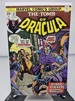 Buy TOMB OF DRACULA #25- Marvel 1974 1ST Appearance Of Hannibal King Beauty 9.0 • 107.23£