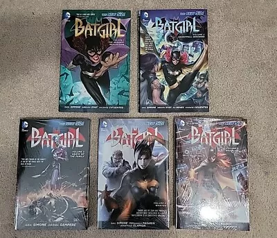 Buy Batgirl 1 2 3 4 5 Hardcover HC Set NEW SEALED Omnibus New 52 Batwoman Joker • 59.96£