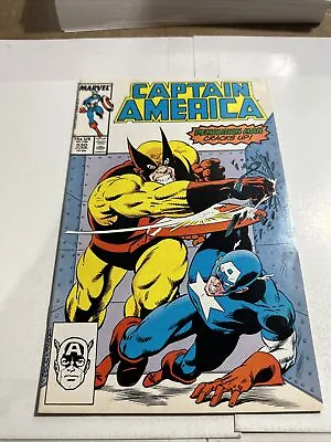 Buy Captain America #330 - 1987 First Appearance Of Night Shift 7.5 • 3.20£
