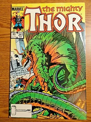Buy Mighty Thor #341 Simonson Cover VF- Clark Kent Superman Cameo Key 1st Pr Marvel • 16.96£