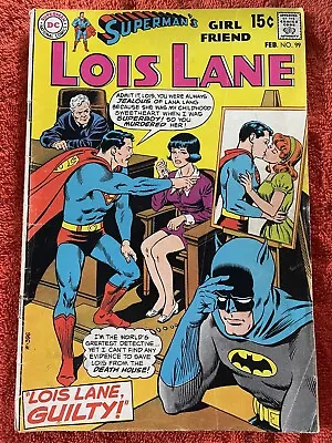 Buy Superman’s Girlfriend Lois Lane #99 (DC, 1970) • 7.91£