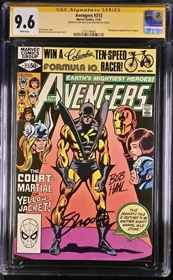 Buy Avengers #213 Marvel Comics CGC Signature Series 9.6 Signed Hall, Shooter • 321.67£