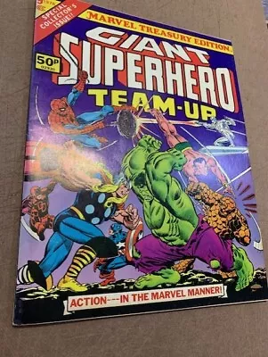Buy Marvel Treasury Edition. Giant Superhero Team-up #9  1976 • 20£