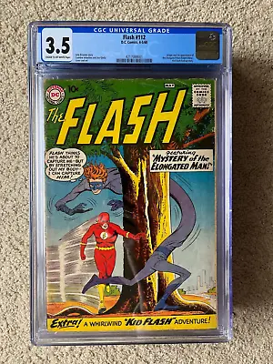 Buy Flash #112 CGC 3.5 1960 DC Comics Key 1st App. And Origin Elongated Man KidFlash • 479.70£