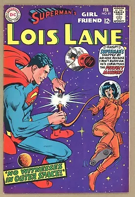 Buy Superman's Girlfriend Lois Lane 81 VF+ N. Adams Cvr Schaffenberger! 1967 DC U759 • 26.76£