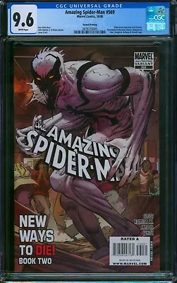 Buy Amazing Spider-Man #569 🌟 CGC 9.6 🌟 2ND PRINT VARIANT 1st Anti-Venom 2008 • 342.56£