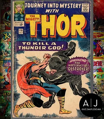 Buy Thor Journey Into Mystery #118 GD/VG 3.0 (Marvel) 1965 • 39.55£