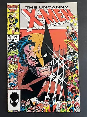 Buy Uncanny X-Men #211 - Wolverine Marvel 1986 Comics NM- • 15.98£