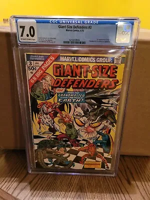 Buy Giant-Size Defenders #3 CGC 7.0 1st Appearance Korvac Captain Marvel Comic 1975 • 134.17£