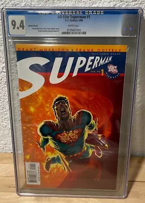 Buy All Star Superman 1 Neal Adams Variant Cover CGC 9.2 (2006, DC Comics) • 38.61£