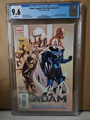 Buy Adam: Legend Of The Blue Marvel #1 CGC 9.6 (2009) 1st App Blue Marvel & Antman • 433.60£