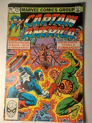 Buy Captain America #274 FN- Marvel Comics C267 • 1.66£