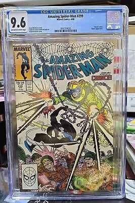 Buy Amazing Spider-Man #299 April 1988 CGC 9.6 Venom Cameo + Chance App. • 145.96£