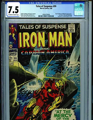 Buy Tales Of Suspense #99 CGC 7.5 1968 Silver Age Marvel Last Issue Amricons K42 • 199.87£