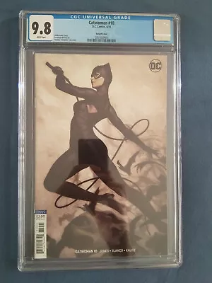 Buy Catwoman #10 Stanley 'Artgerm' Lau Variant Cover CGC 9.8 • 70£