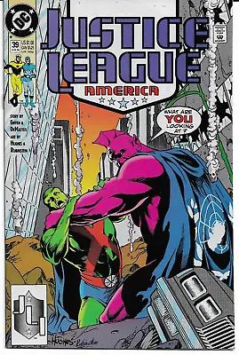 Buy Justice League America #39 (Jun 1990) ADAM HUGHES Cover + Art • 3.50£
