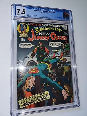 Buy Superman's Pal Jimmy Olsen #134 Cgc 7.5 1st Darkseid • 256.95£