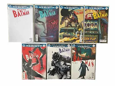 Buy DC Universe Rebirth All Star Batman 1-7 NM+ Bagged & Boarded Set 2017 Bundle • 9.99£