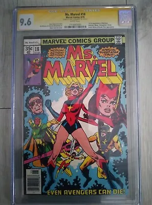 Buy Ms Marvel # 18 Cgc 9.6 Nm+  Key 1st Mystique Signed Chris Claremont Cents 1978 • 989.95£