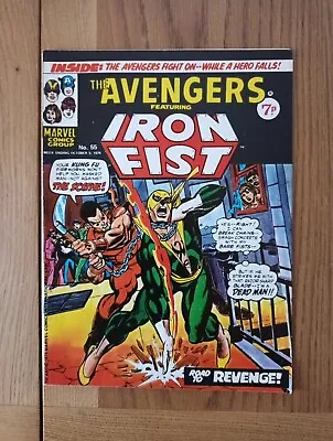 Buy The Avengers #55 UK Oct 1974 FINE 6.0 Iron Fist • 1.50£