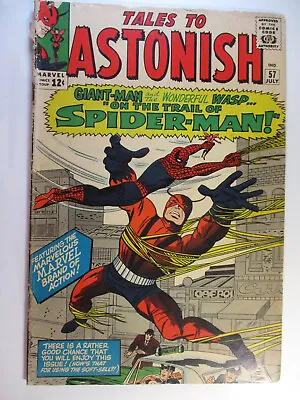Buy Tales To Astonish #57, Giant-Man, Wasp, Spiderman, VG+, 4.5, OWW Pages • 75.20£