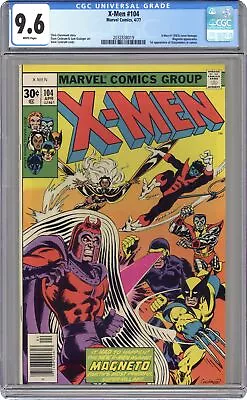 Buy Uncanny X-Men #104 CGC 9.6 1977 2032838019 1st App. Starjammers • 835.64£