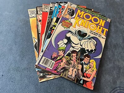 Buy Moon Knight 1-4 23 24 26 28 Marvel 1980 Comic Book Lot Key Issues Mid Low Grades • 31.96£