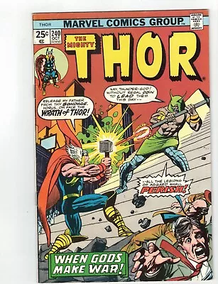 Buy Thor #240  1975  1st App. Seth And Mimir VF/NM • 7.88£