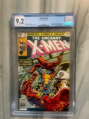 Buy X-Men #129 1980 CGC 9.2 (1st App Of Kitty Pride & Emma Frost)(Newsstand Edition) • 221.70£