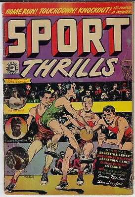 Buy Sports Thrills #13 Accepted Pub 1950 L.b. Cole Cover Jackie Robinson Scarce • 19.86£