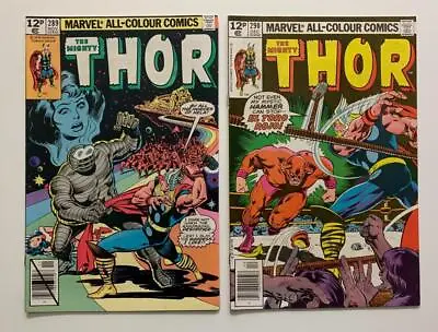 Buy Thor #289 & #290. (Marvel 1979) 2 X VF/NM Condition Bronze Age Issues. • 18.95£