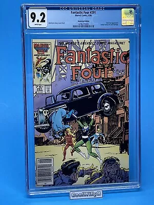 Buy Fantastic Four #291! CGC 9.2! Newsstand Edition Action #1 Homage! Too Cool! • 39.37£