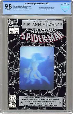 Buy Amazing Spider-Man #365D CBCS 9.8 1992 19-279A9AA-113 1st App. Spider-Man 2099 • 158.32£