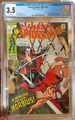 Buy Amazing Spider-Man #101 (1971) CGC 3.5 1st App. Morbius The Living Vampire • 237.47£
