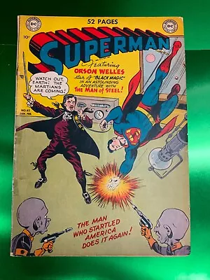 Buy SUPERMAN #62 (1950)  3.5 - Orson Welles Cover! Mister Mxyzptlk Appearance • 210.50£