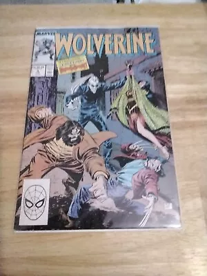 Buy  Wolverine # 4 : Marvel Comics February 1989 : 1st App Roughouse & Bloodsport  • 1.99£