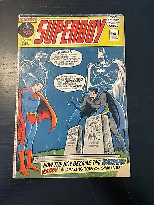 Buy Superboy  #182  VG   Bronze Age  February 1972  Batman DC Comics Superman • 3.16£