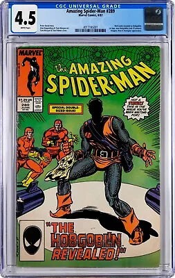 Buy Amazing Spider-Man #289 CGC 4.5 (Jun 1987, Marvel) Ned Leeds Revealed Hobgoblin • 35.58£