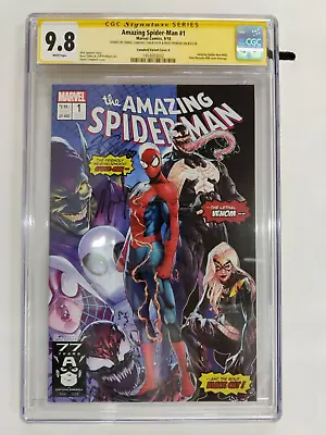 Buy Amazing Spider-Man #1 New Mutants 98 HOMAGE CGC SS 9.8!! Jamal Campbell/Spencer! • 237.08£