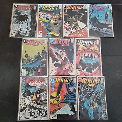 Buy Detective Comics #587 To #596 - DC 1988/89 - Batman - 10 Comic Unbroken Run • 24.99£