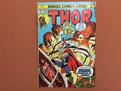 Buy The Mighty Thor - Number 215 - September 1973 -Marvel Comics -Ungraded  • 7.91£
