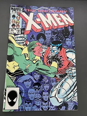 Buy UNCANNY X-MEN #191 Comic , 1ST APP NIMROD MARVEL COMICS 1985 🔑🔑🔥🔥 • 10£
