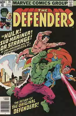 Buy Defenders, The #78 (Newsstand) VG; Marvel | Low Grade - Hulk Doctor Strange Namo • 3.98£